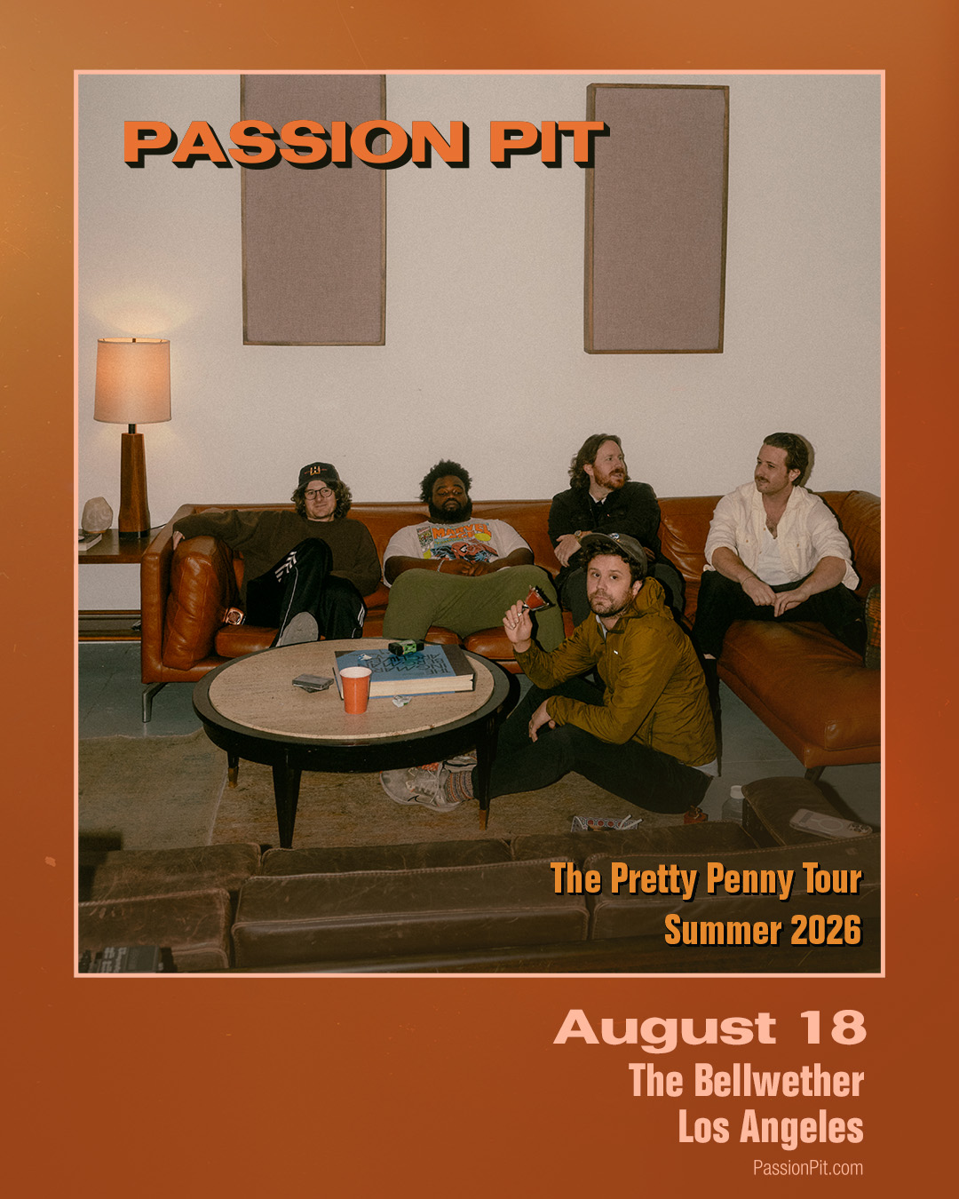 MEMBERS ONLY: Passion Pit at The Bellwether on August 18