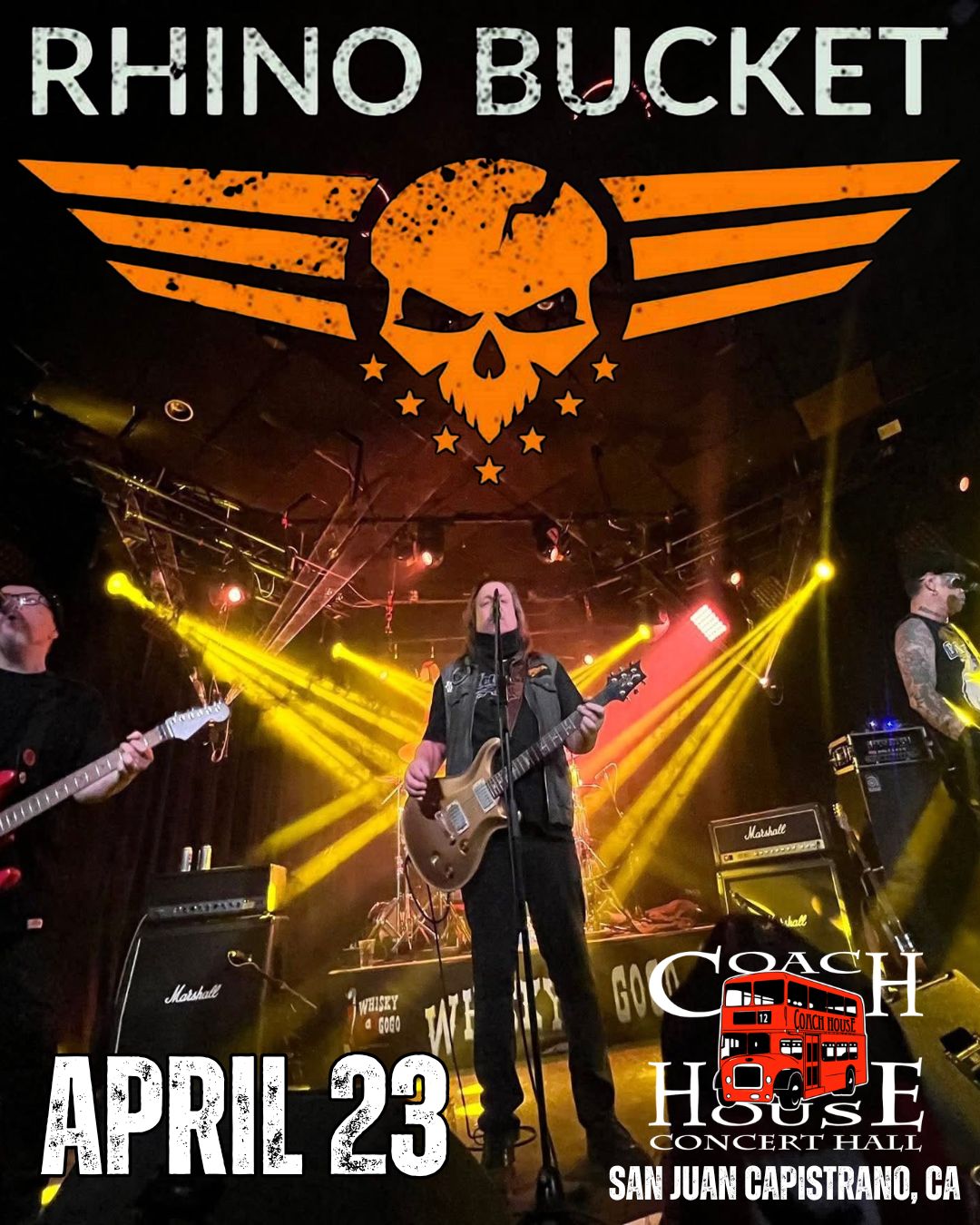 Rhino Bucket at the Coach House on April 23