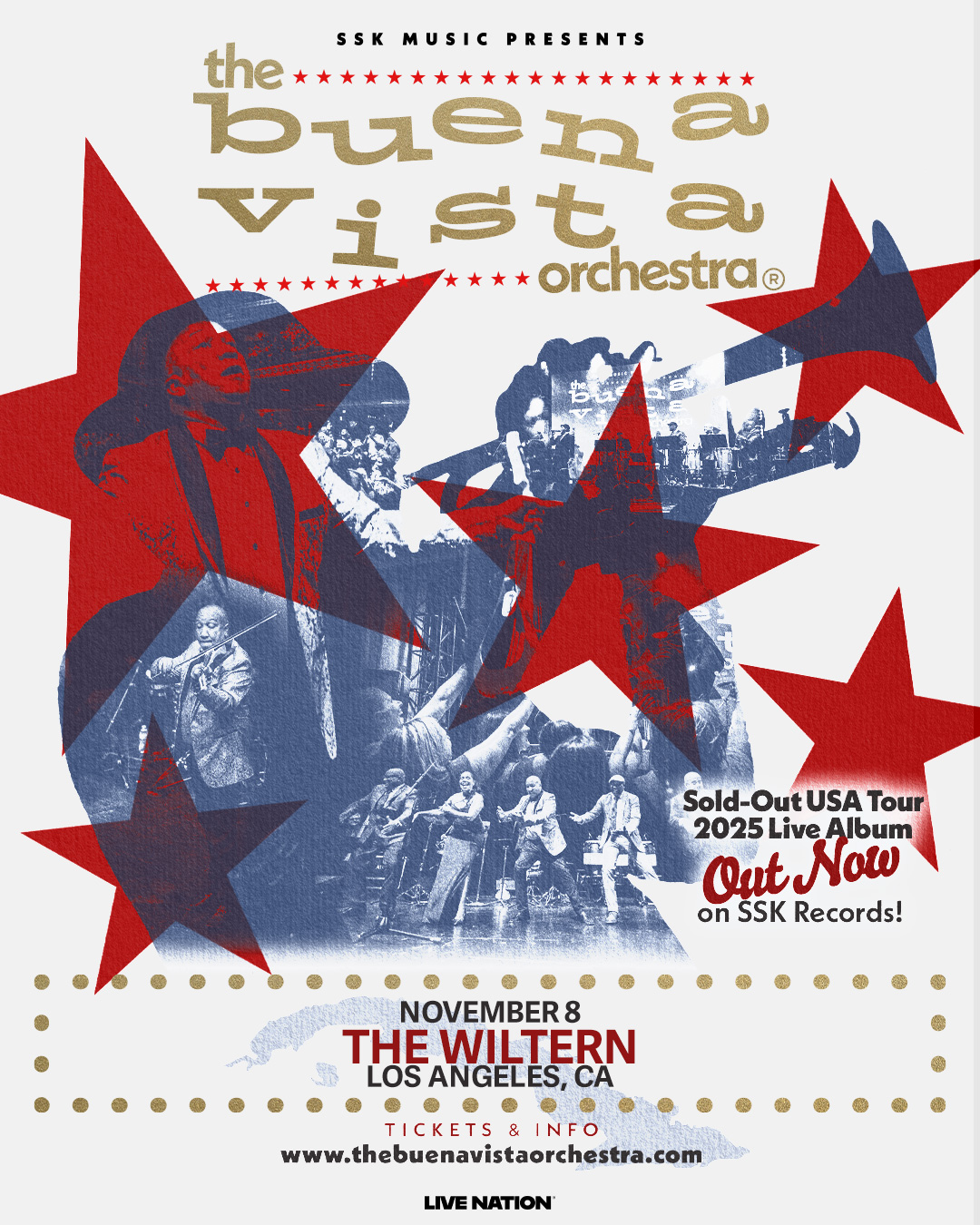 Buena Vista Social orchestra at The Wiltern on Sunday, November 8
