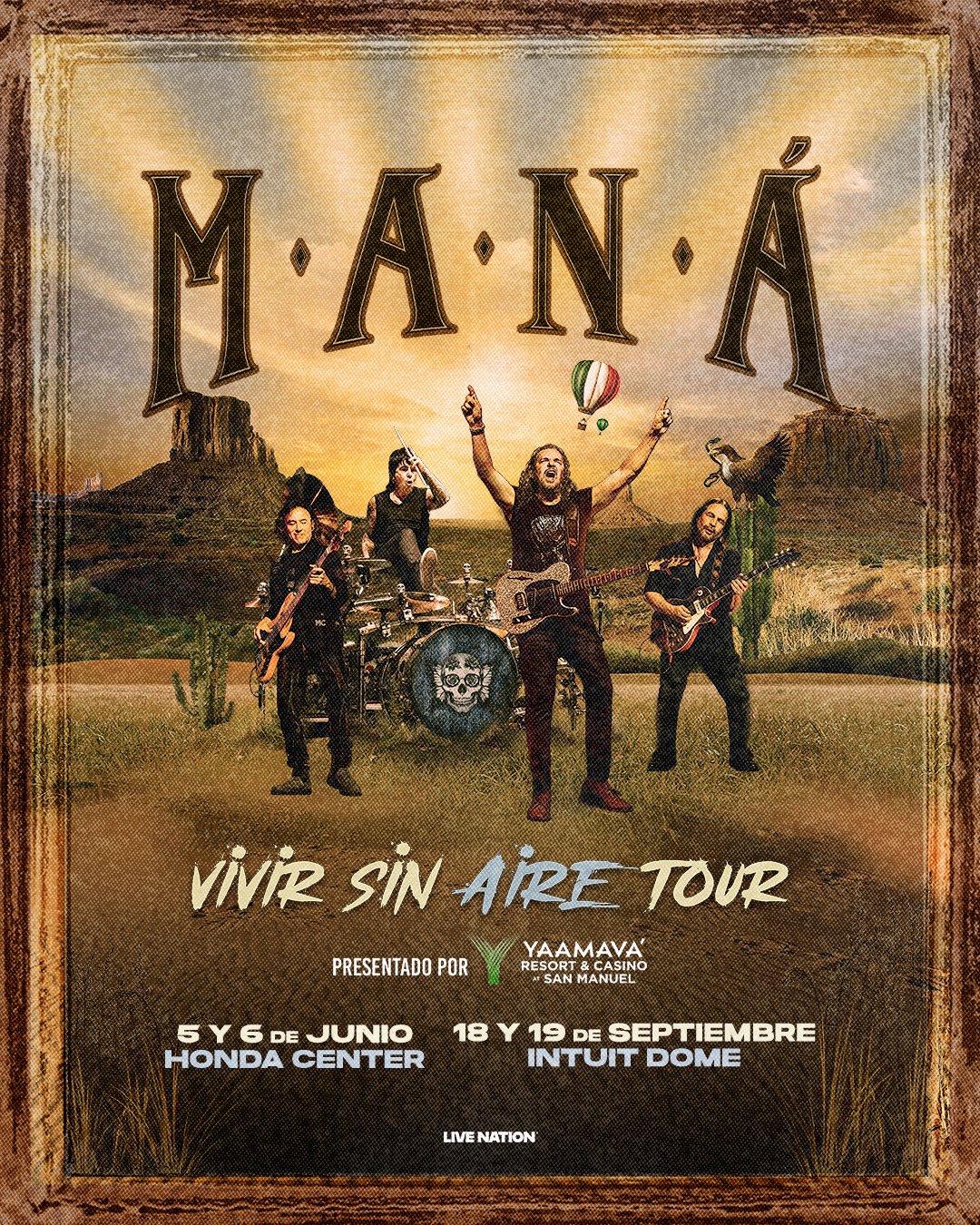 Mana performs at the Honda Center on Friday, June 5, 2026