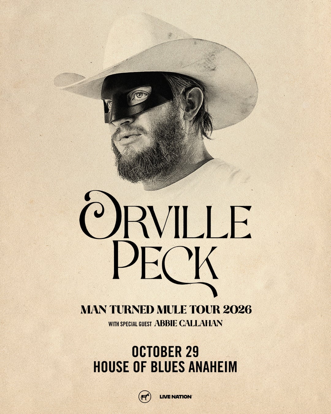 MEMBERS ONLY: Orville Peck's Man Turned Mule Tour at House of Blues Anaheim on October 29th