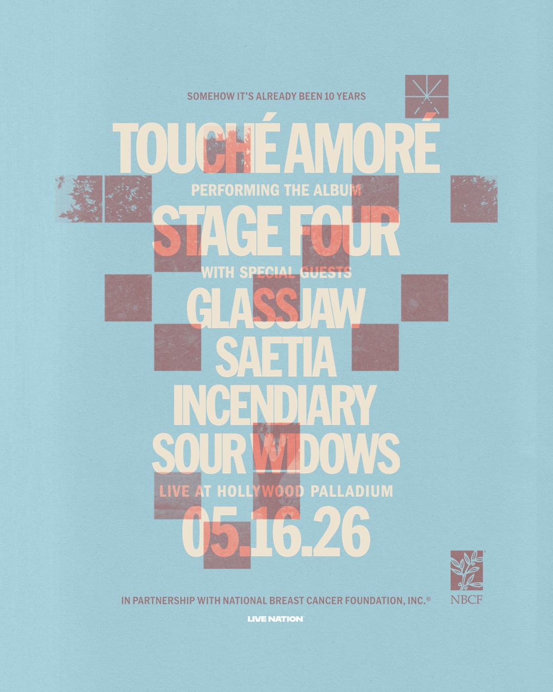 Touché Amoré at Hollywood Palladium on May 16