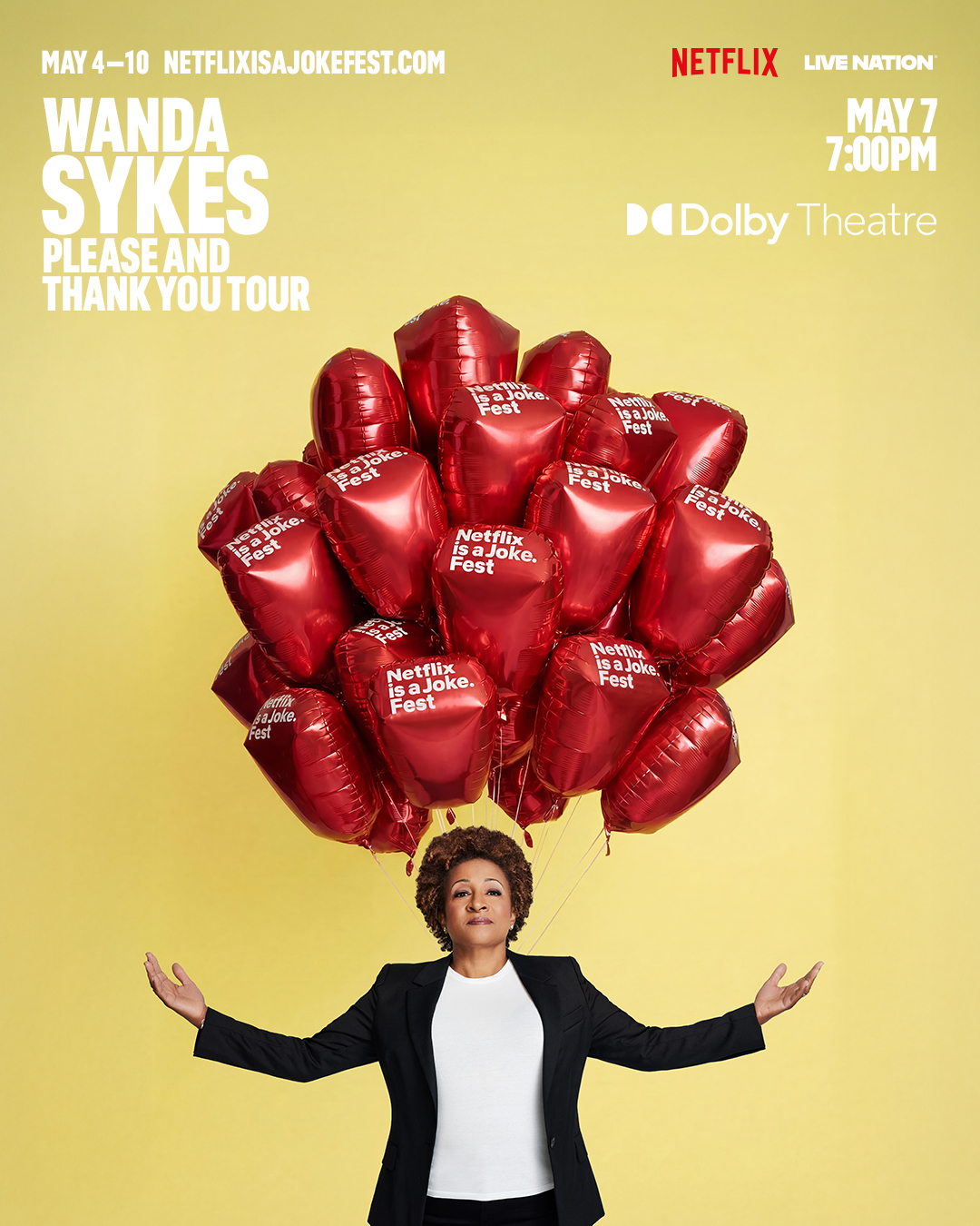 Nteflix Is A Joke: Wanda Sykes at the Dolby Theatre on Thursday, May 7